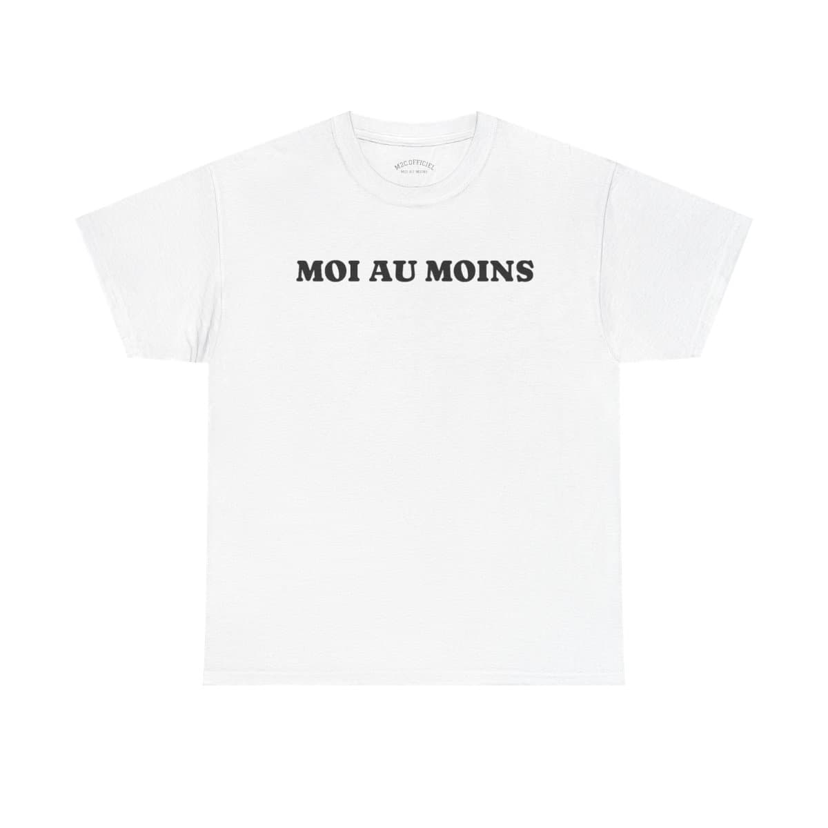 MOI AU MOINS — Blanc, Face